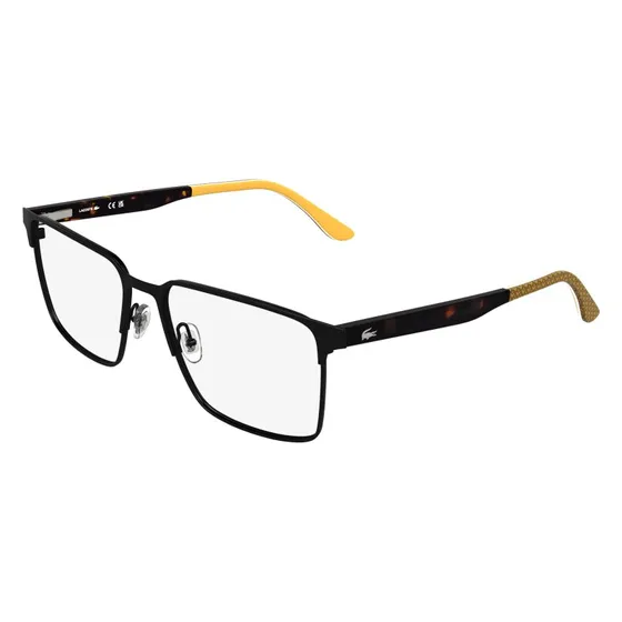 Lacoste L2314 002 Montatura Occhiali da Vista Metallo Nero Squadrata