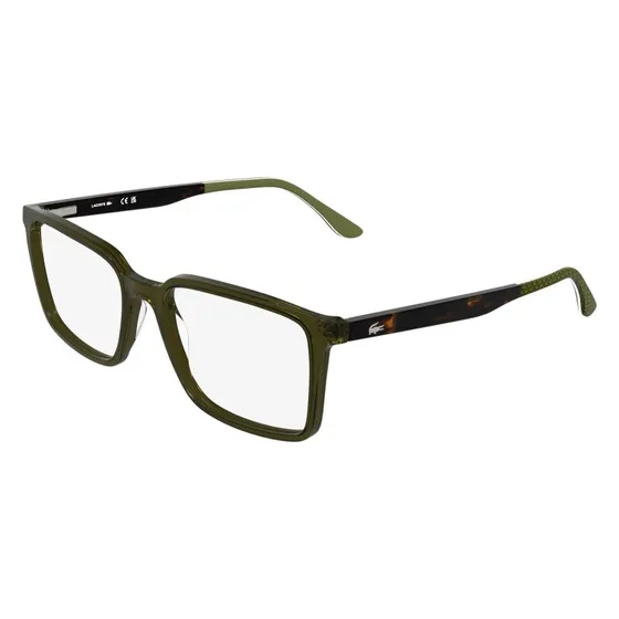 Lacoste L2992 275 Montatura da Vista Quadrata in Acetato Verde