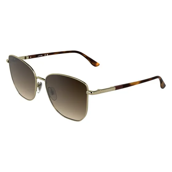 Lacoste L276S 714 Occhiali da Sole Aviator Oro e Marrone