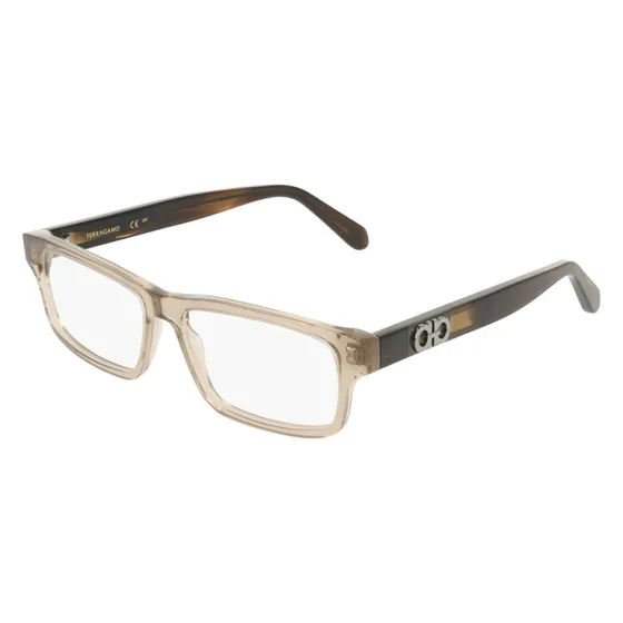 Ferragamo SF3061 278 Occhiali da Vista Uomo in Acetato Beige