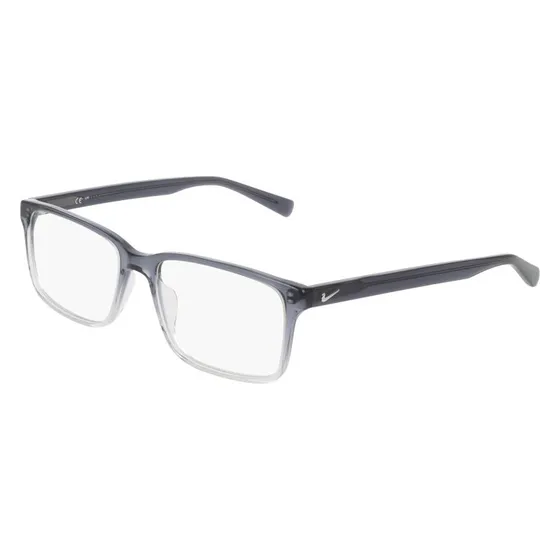 Nike 1001 029 Montatura da Vista Squadrata in Acetato Grigio