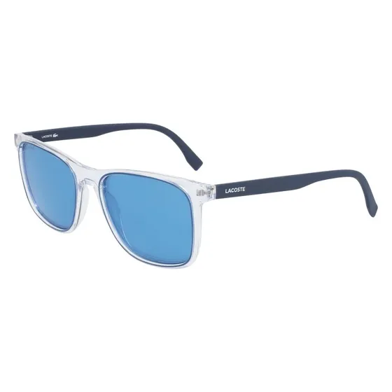 Lacoste L882S N 414 Occhiali da Sole Squadrati Blu Uomo