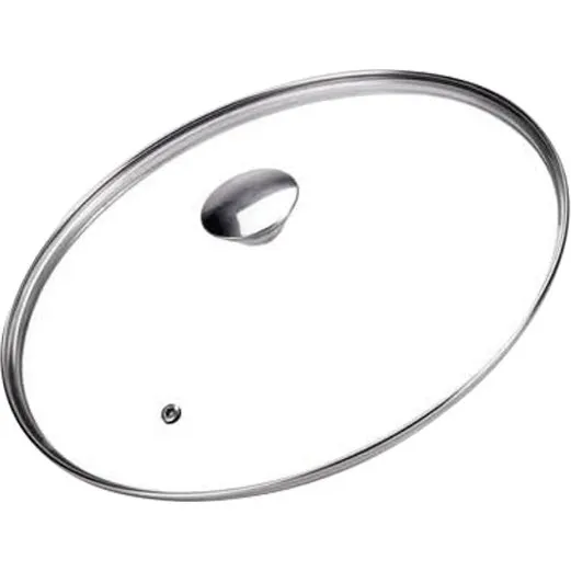 Moneta Allegro Inox Coperchio Vetro 28 cm