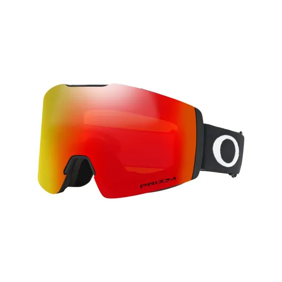 Oakley Fall Line Maschera da Sci Prizm Nero Arancione