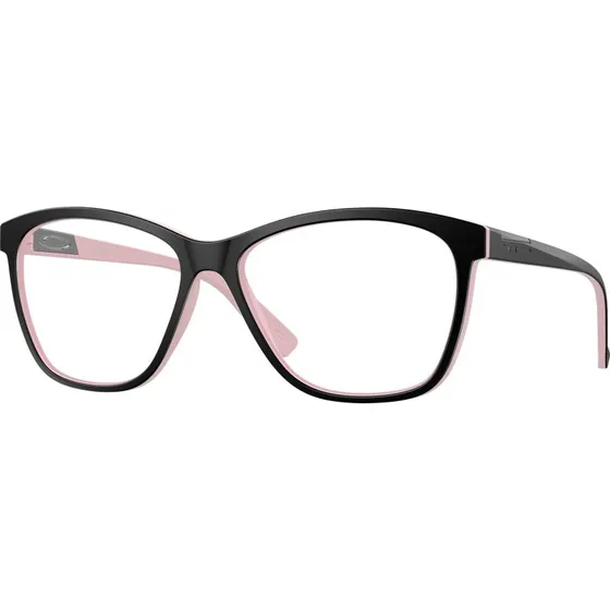 Oakley OX8155 Alias Montatura da Vista Donna Nero Rotonda