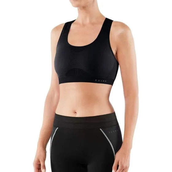 Falke Madison Reggiseno Sportivo Nero - Supporto Basso