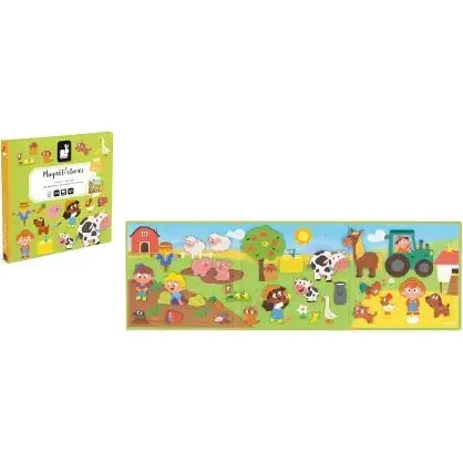 Janod Magneti'Stories La Fattoria - Gioco Educativo con 30 Calamite