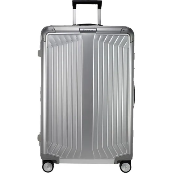 Samsonite Lite-Box Alu Trolley 76, Alluminio, 4 Ruote