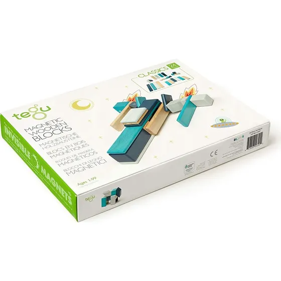 Tegu Set 24 Pezzi Blu