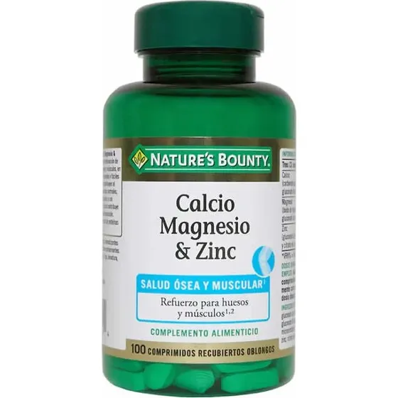 Nature's Bounty Calcio, Magnesio e Zinco - 100 Compresse
