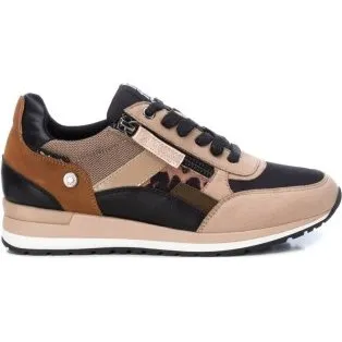 Refresh Sneakers Marroni con Zip e Certificazione Vegan