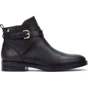 Pikolinos W3C-8869 Stivaletti in Pelle Nera da Donna