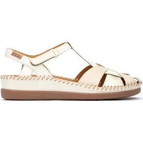 Pikolinos Sandali Cadaques in Pelle Bianco - W8K-0847C1