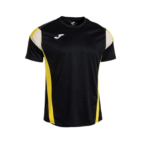 Maglietta Joma Montreal Nero/Giallo/Bianco