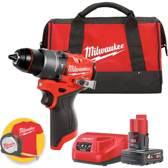 Milwaukee M12 FPD2-402X Trapano Avvitatore a Percussione 12V
