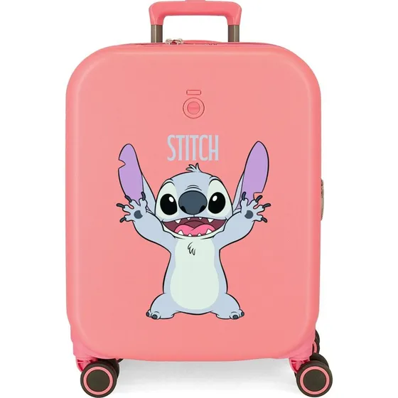 Disney Stitch Playful Valigia Rigida ABS 44L Corallo