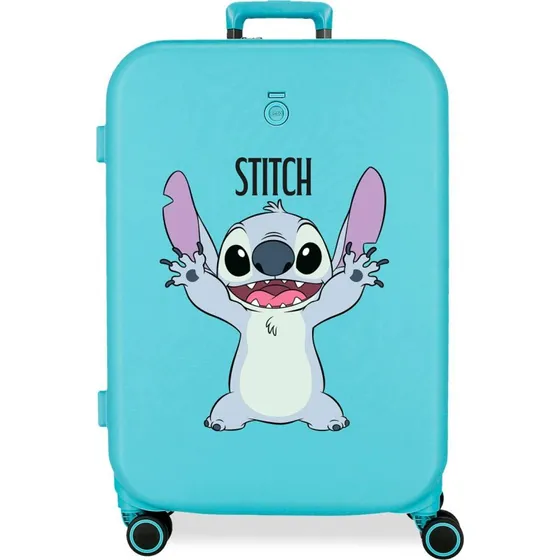Disney Stitch Playful Valigia Rigida ABS 94L Turchese