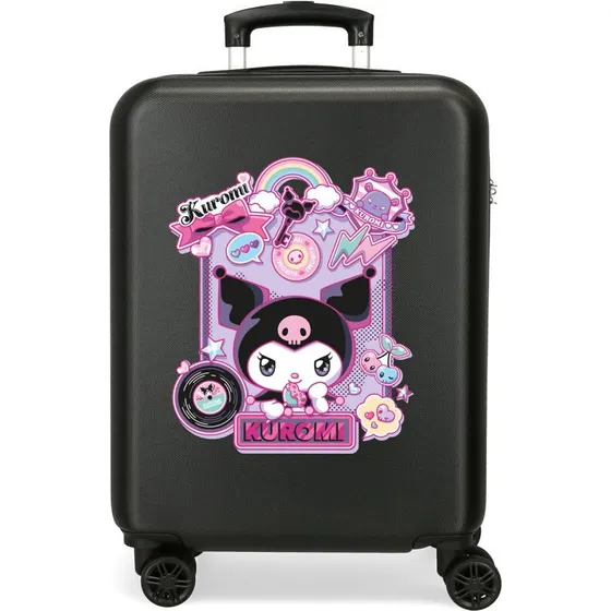 Trolley Sanrio Kuromi Wonder Fest ABS Nero 55cm
