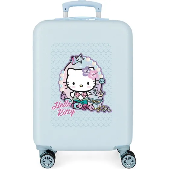 Valigia Cabina Hello Kitty Mermaid Sanrio ABS Azzurra