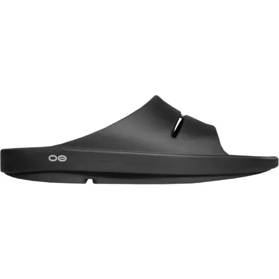 Oofos Ooahh Slide Sandal - Nero, Taglia 44