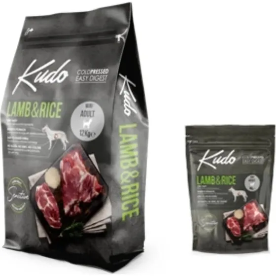 Kudo Mini Adult Agnello e Riso 3kg - Pressato a Freddo