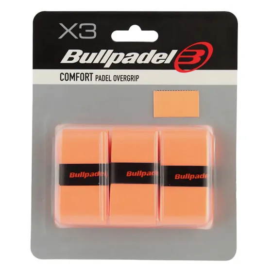 Overgrip Bullpadel GB1200 Comfort Arancio Fluo (Confezione da 3)