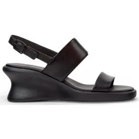 Camper Sandali Louise in pelle nera