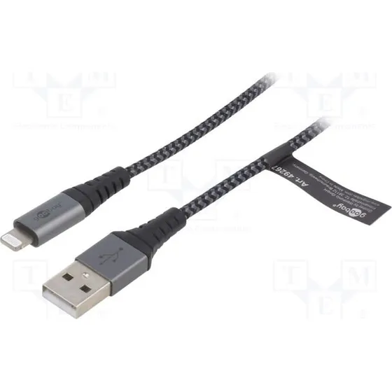 Apple Cavo Lightning 8 Pin a USB Tipo A 0,5m Grigio