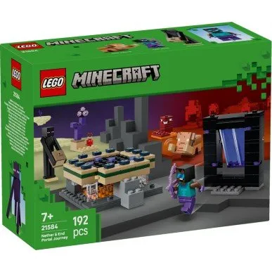 LEGO® Minecraft® Viaggio nel Portale del Nether e dell'End 21584
