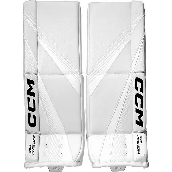 CCM Phenom Jr Leg Pads Bianchi