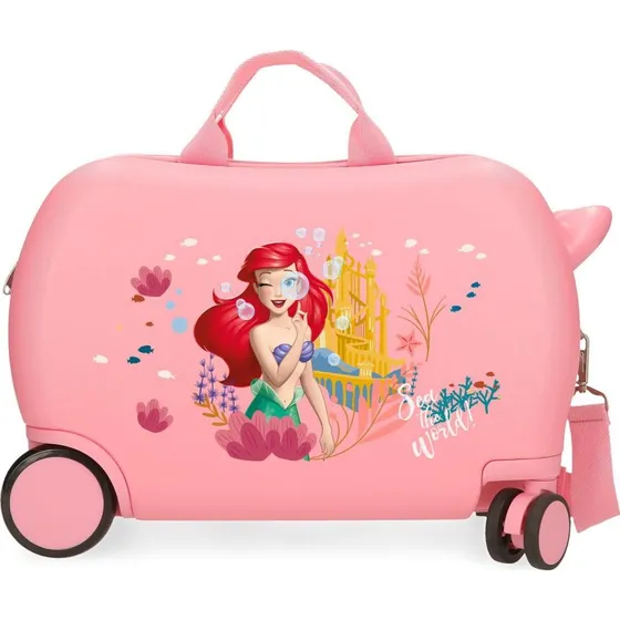 Disney Valigia Bambini La Sirenetta Rosa in ABS 28L