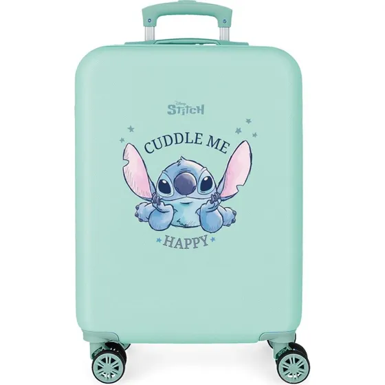 Disney Valigia da Cabina Rigida Cuddle Me Happy Turchese 41,8l