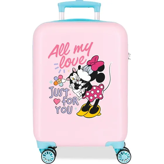 Disney Valigia da Cabina Minnie All My Love Rosa 33L