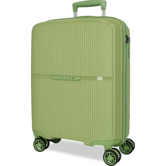 MOVOM Trolley MOON Rigido Verde - Valigia da Cabina Espandibile