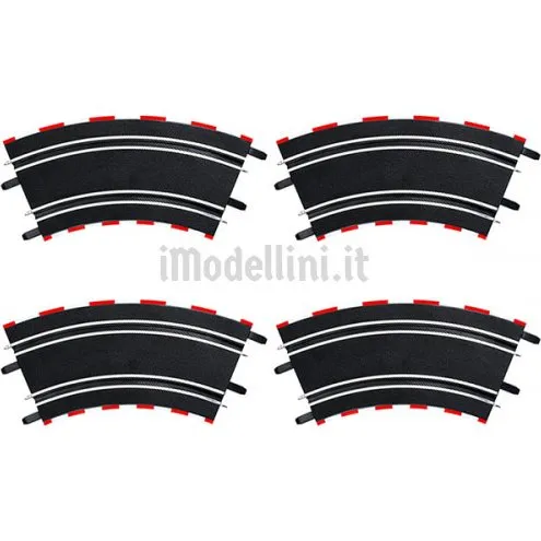 Carrera Go!!! Curva 2/45° (4 pezzi)