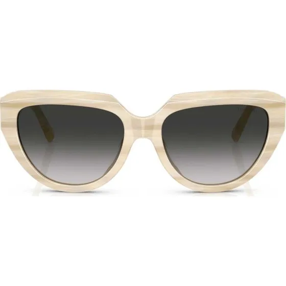 Tiffany TF4238U Occhiali da Sole Donna Acetato Beige e Grigio