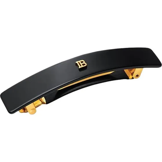 Balmain Barrette per Capelli in Acetato di Cellulosa, Nero