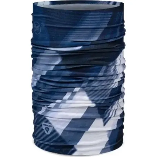 Buff Swaco Blu Scuro e Bianco - Scaldacollo in PrimaLoft®