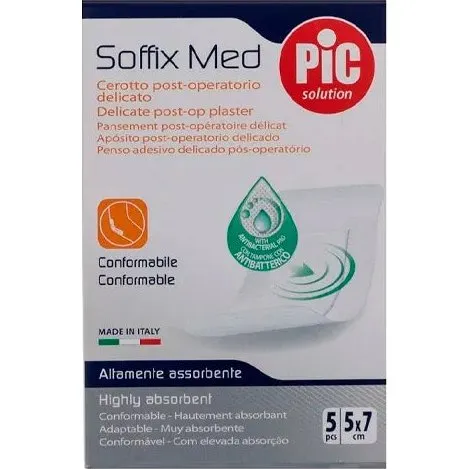 Pic Medicazione Postoperatoria Delicata 5x7cm - 5 Pezzi