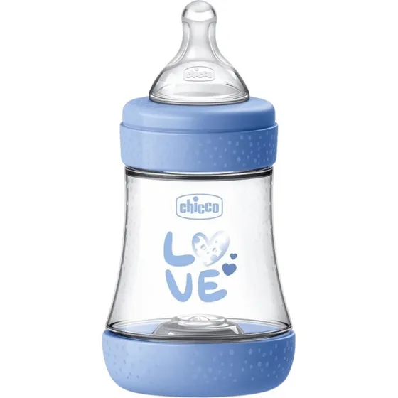 Chicco Perfect5 Biberon in Silicone Blu 150 ml
