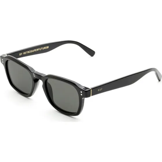 Retrosuperfuture CGO Luce Black - Occhiali da Sole Squadrati in Acetato
