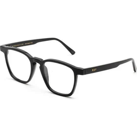 Retrosuperfuture RJ6 Unico Optical - Montatura Squadrata in Acetato Nero