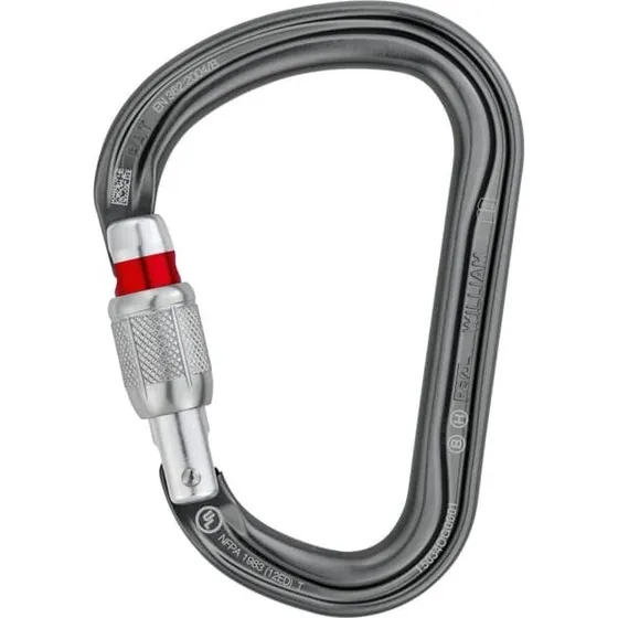 Petzl Moschettone William Screw-Lock