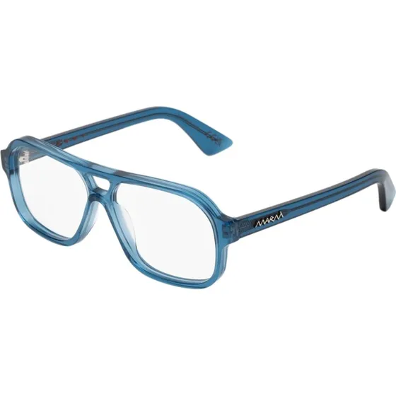 Marni 5KJ Moziqui Ocean - Occhiali da Vista Blu Squadrati
