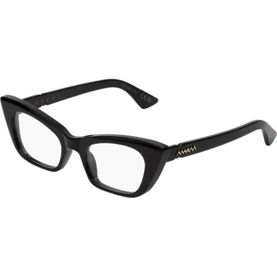 Marni Nezia 6NC Occhiali da Vista Cat Eye in Acetato Nero