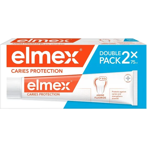 Elmex Dentifricio Protezione Carie, 2 x 75 ml
