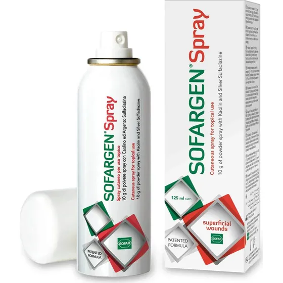 Sofargen Spray per ferite superficiali, 125 ml