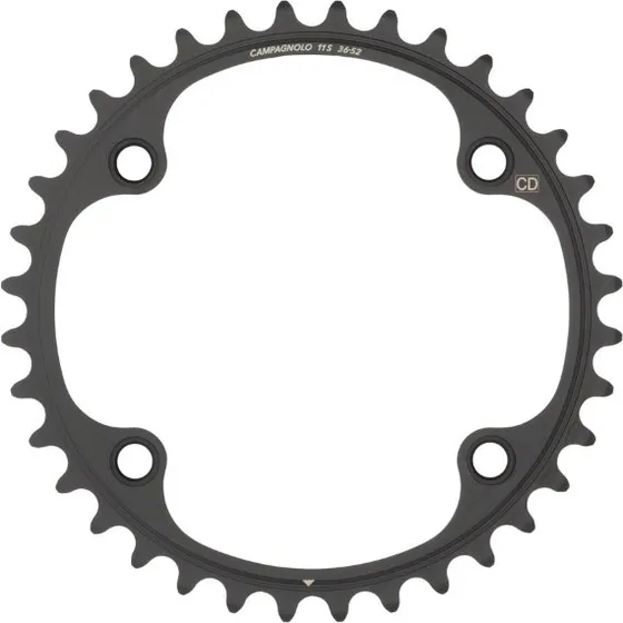 Campagnolo Corona Potenza BCD 112mm Asimmetrico 4-fori 2x11V 34D Nero