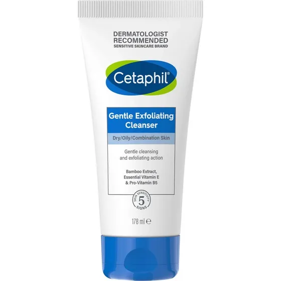 Cetaphil Gel Detergente Viso Delicato con Scrub, 178 ml