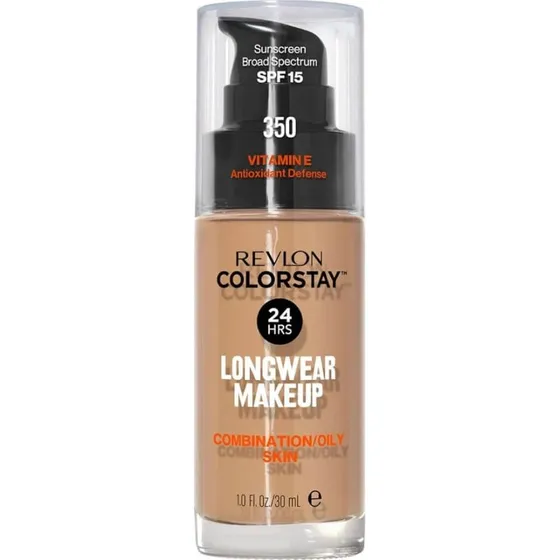 Revlon ColorStay SPF15 Fondotinta 350 Rich Tan per Pelli Miste e Grasse